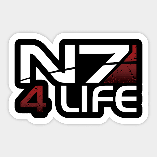 N7 4 Life Sticker by ThePyratQueen